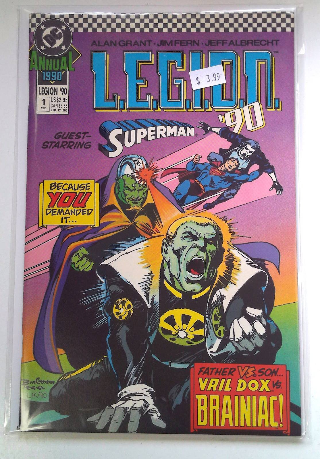 1990 L.E.G.I.O.N. Annual #1 DC Comics VF/NM 1st Print Comic Book