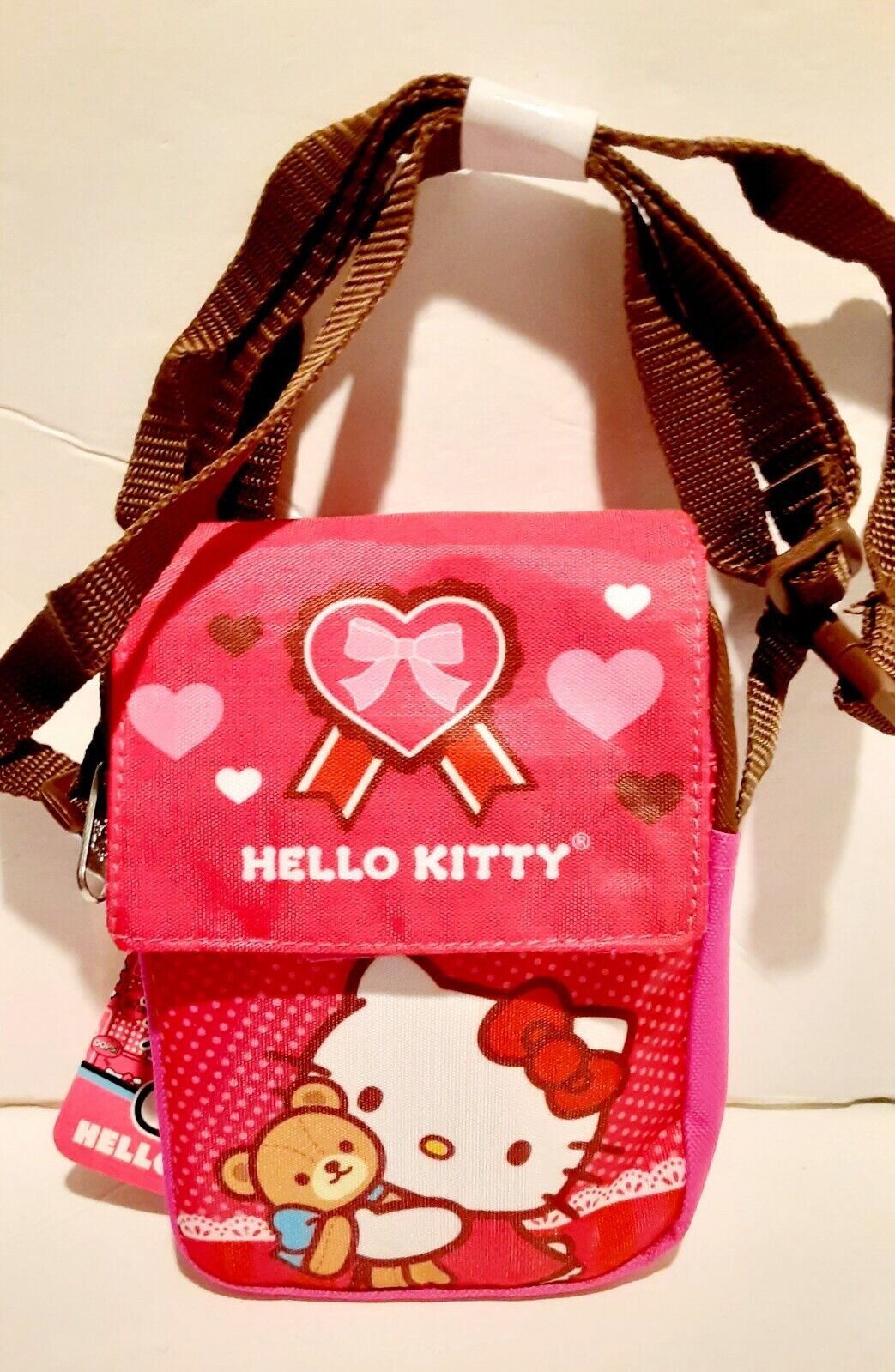 Sanrio Hello kitty BAG  PINK  SATCHEL GIRLS CROSSBODY PURSE Cell Phone Bag