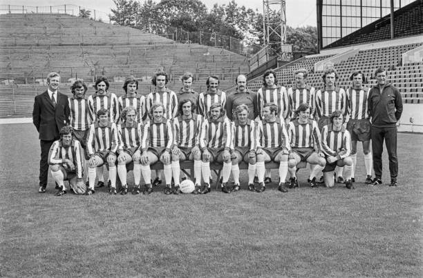 Members of Sheffield Wednesday FC football team, UK, 1972 OLD PHOTO