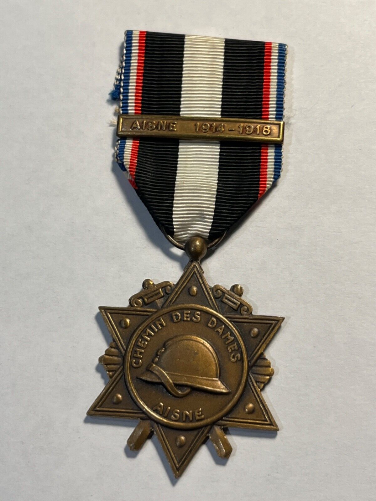 Aisne 1914-1918 Chemin des Dames Medal (158-48/P41)