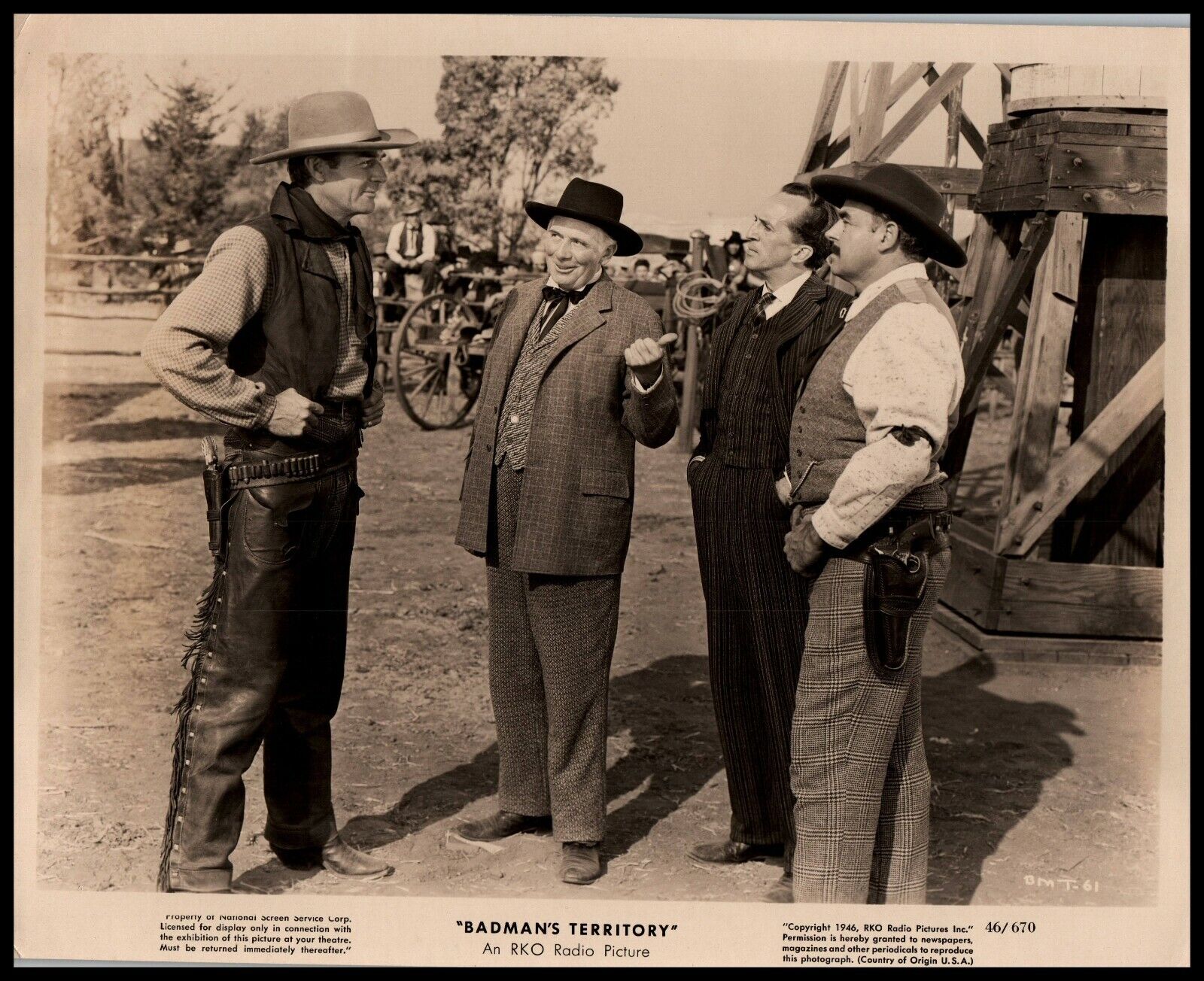 Randolph Scott in Badman's Territory (1946) PORTRAIT ORIGINAL VINTAGE PHOTO M 62