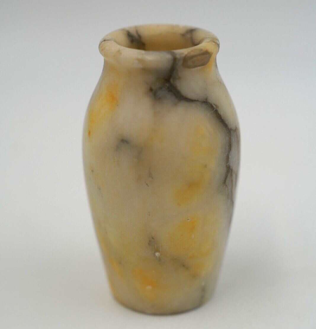 Vintage Stone Marble Bud Cabinet Vase