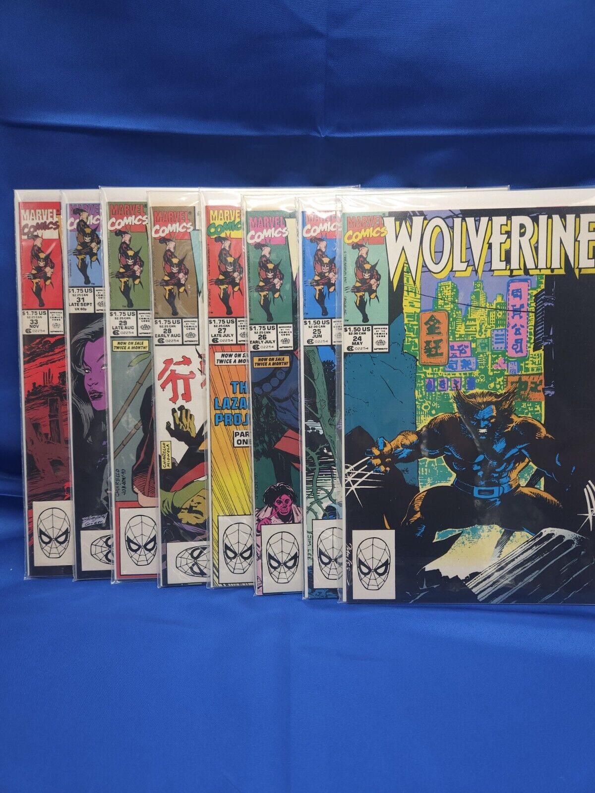 Wolverine  Marvel Comics Lot Of 8 B&B