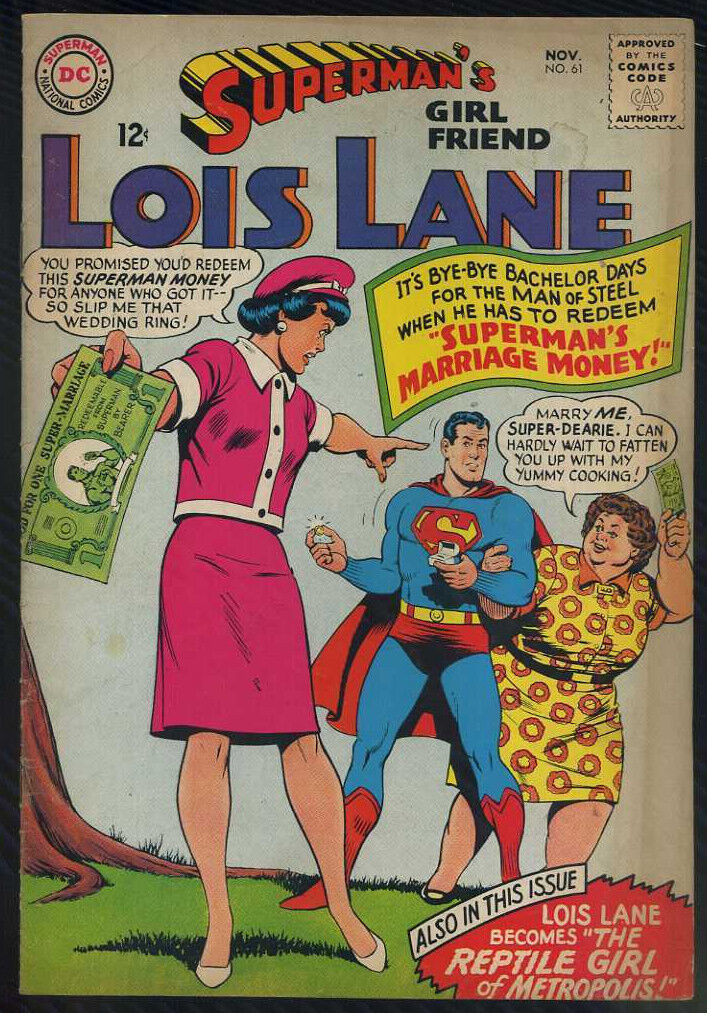 Superman\'s Girl Friend Lois Lane # 61 Fine DC Comics SA