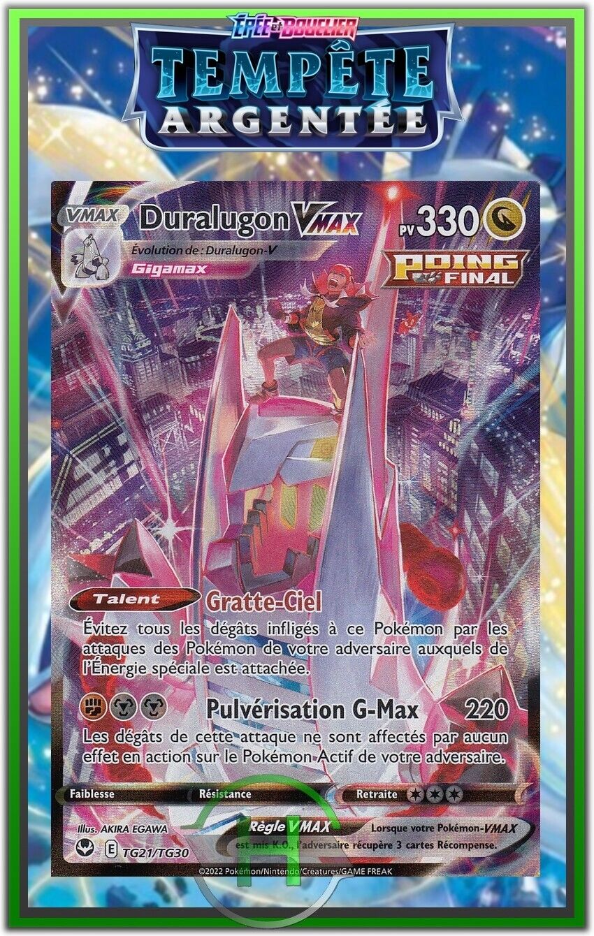 Duralugon Vmax - EB12:Silver Storm - TG21/TG30 - Pokemon Card FR New