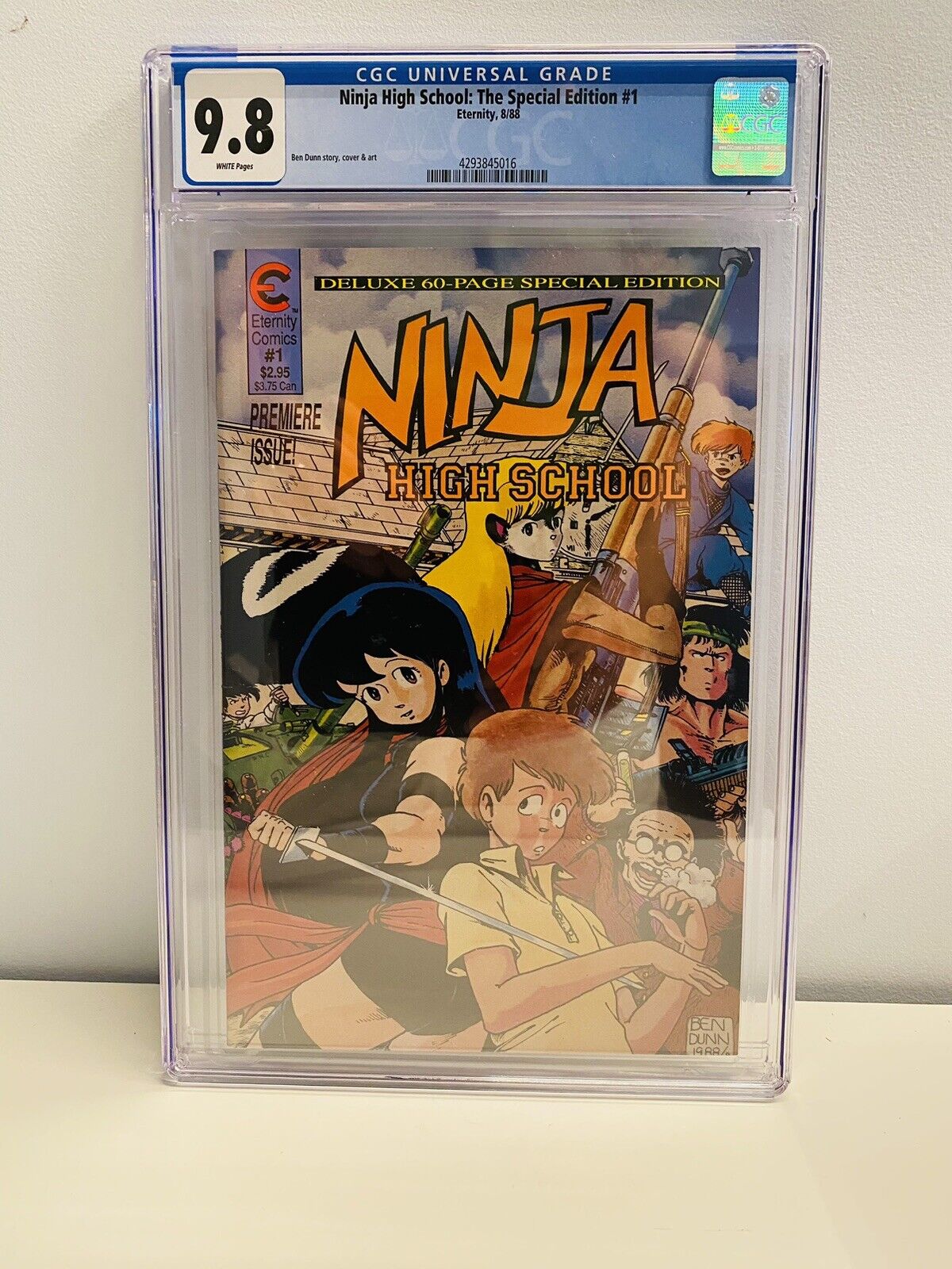 Ninja High School The Special Edition #1 1988 CGC 9.8 White Pages 1st print