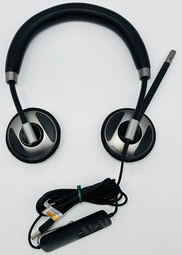 Plantronics USB Blackwire Noise Canceling Wired Headset Headphones Active C725