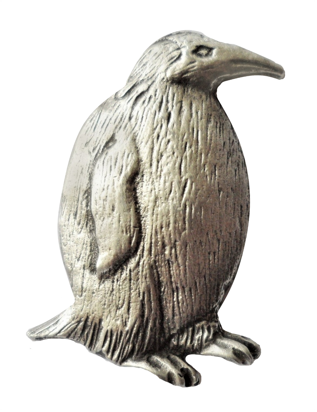 Emperor Penguin Pewter Pin Badge