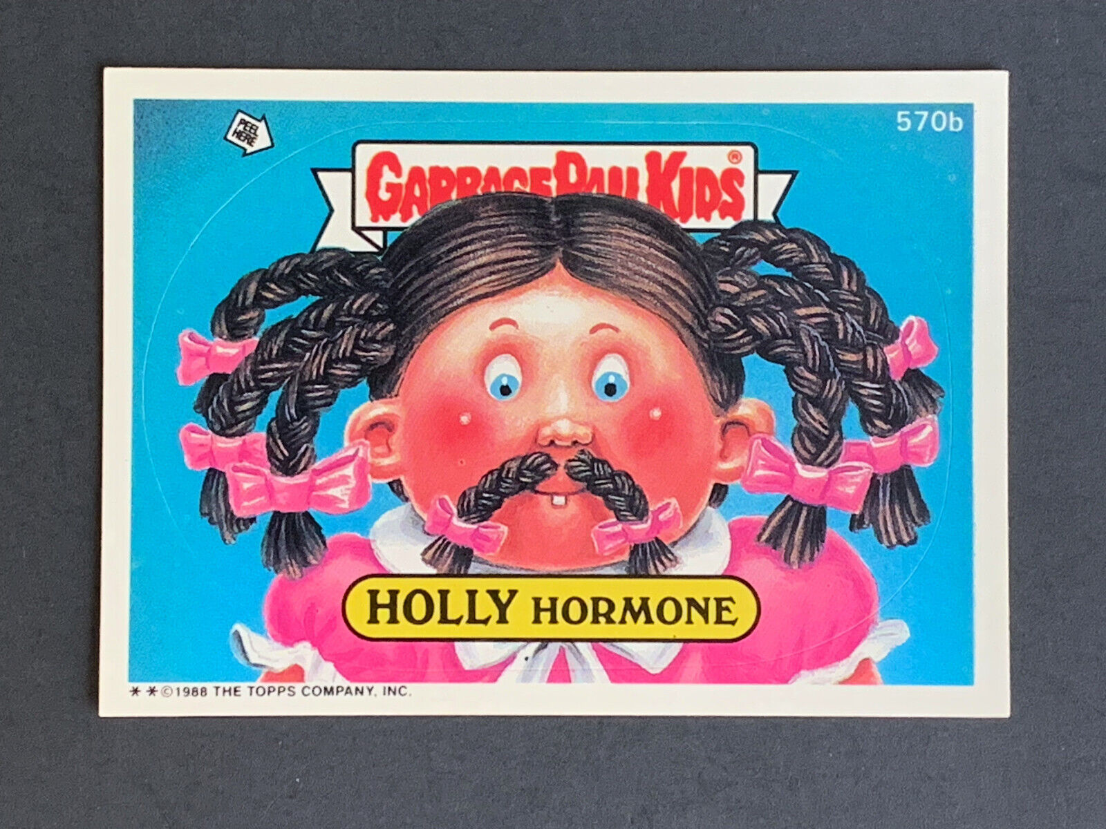 1988 Topps Garbage Pail Kids #570b Holly Hormone   NRMT