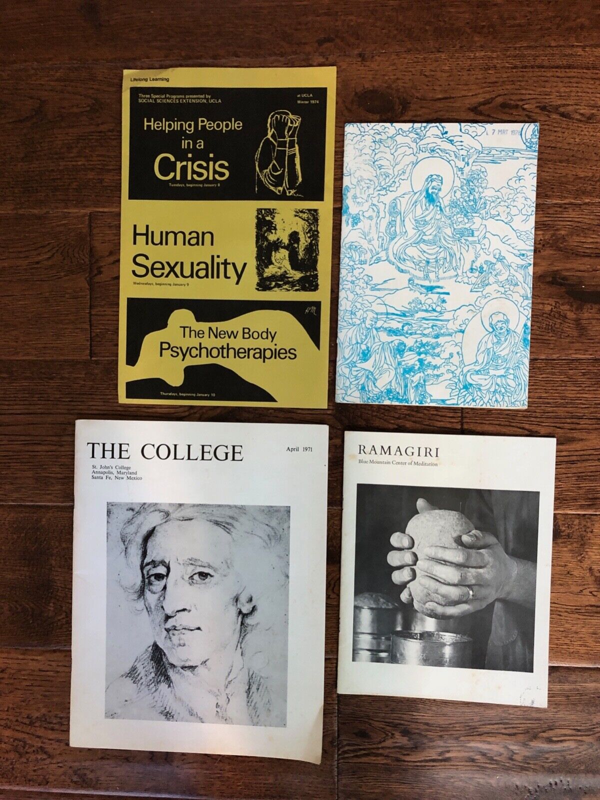 Hippie Summer of Love St. Johns College Ramagiri Psychotherapy Pamphlets