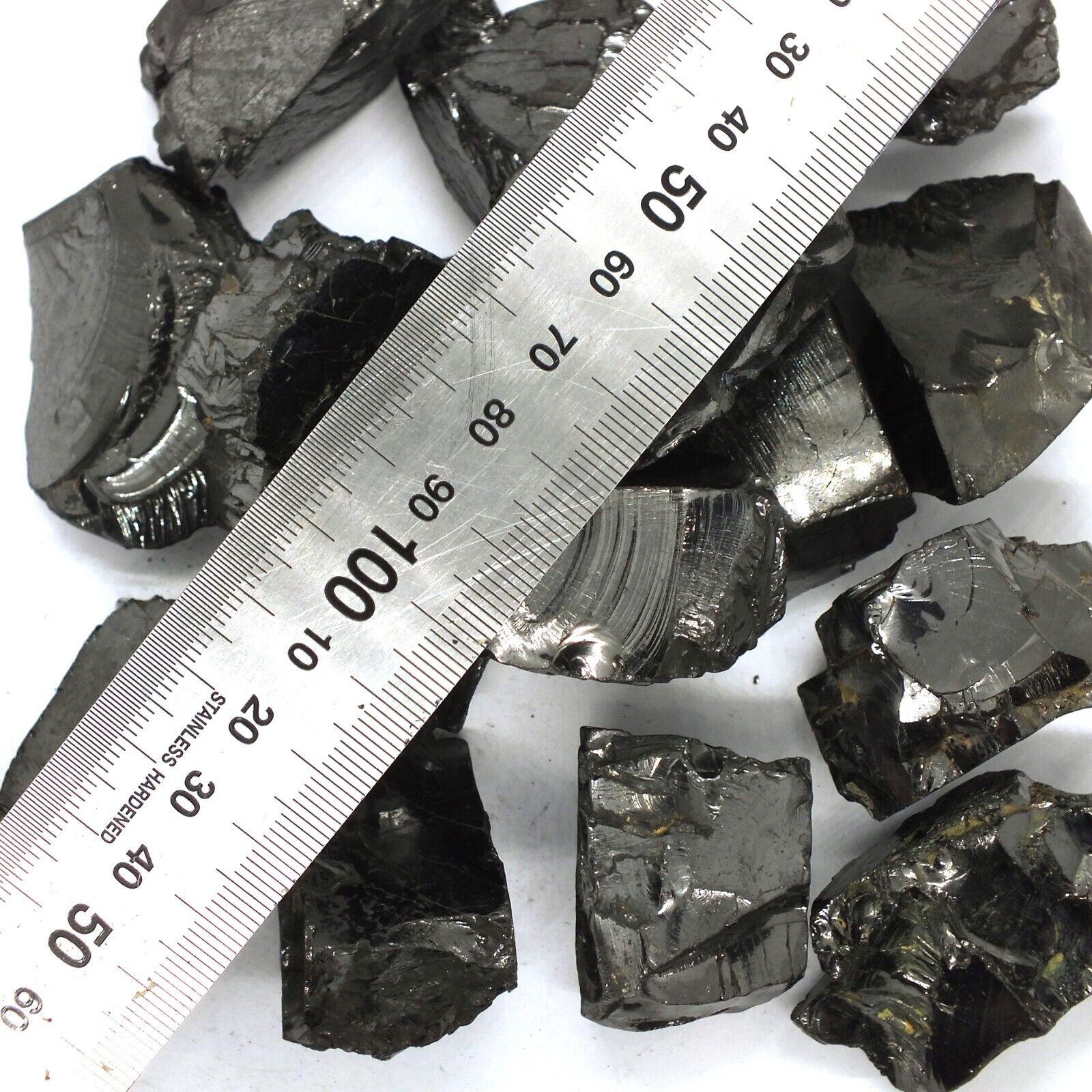 Elite Shungite stones Crystals, 200-400 grams 25-30 gr C60 Detox Karelia Russia