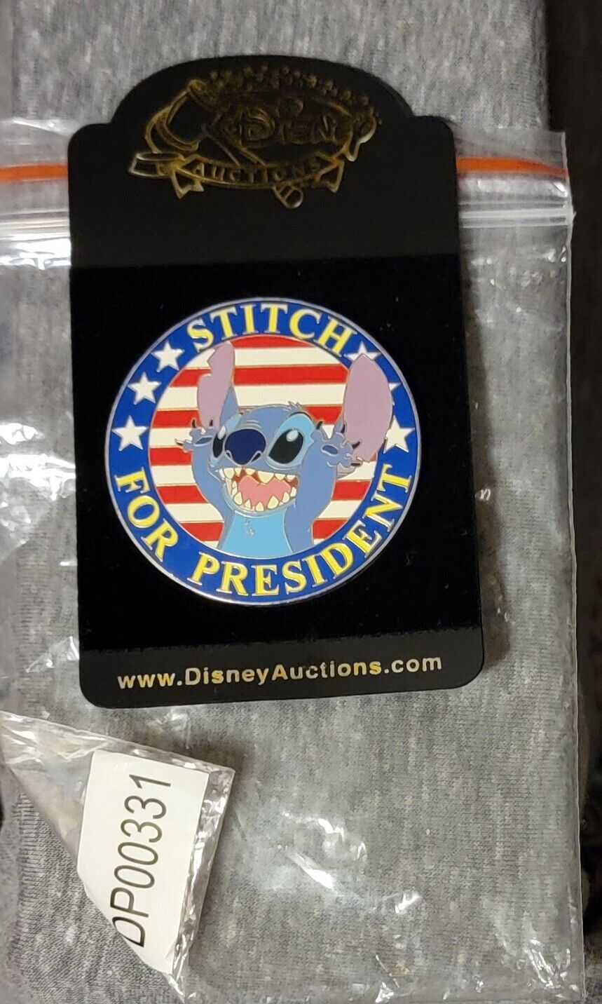 Disney Auctions LILO & STITCH LE 1500 Pin Stitch for President ELECTION DAY PIN