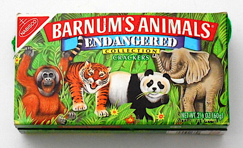 RARE Barnum\'s Animals Endangered Collection Crackers \