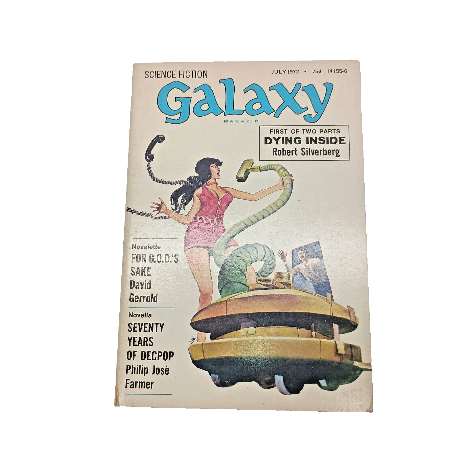 antique GALAXY SCIENCE FICTION magazine July 1972 excellent condition