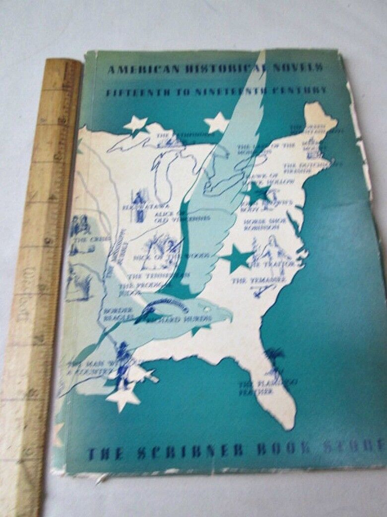 SCRIBNER\'S AMERICAN Historical NOVELS,Book Catalog No.115, 1st Editions,C.1920