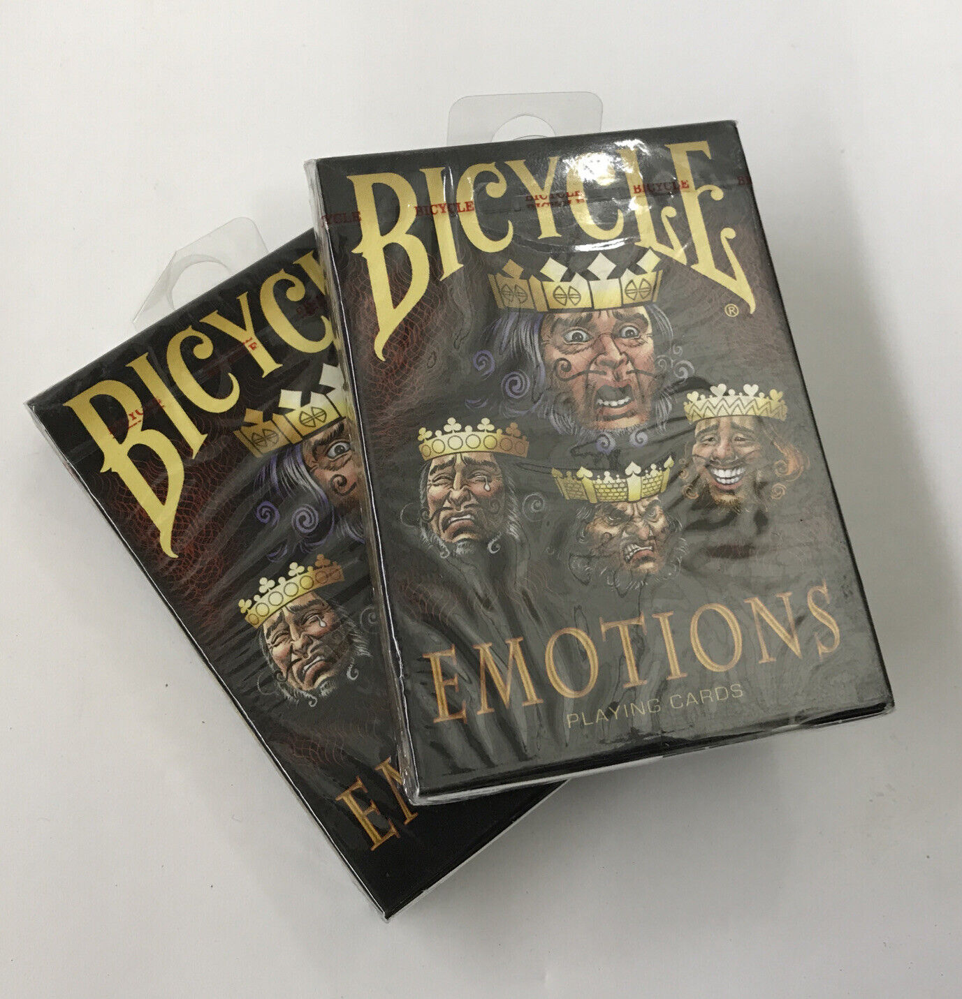 BICYCLE “EMOTIONS” Playing Cards NIP Poker Deck Size Lot Of 2 Decks