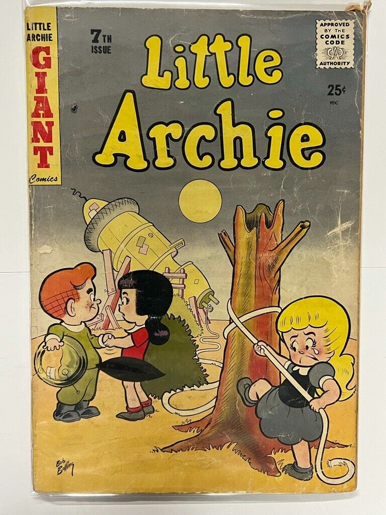 Little Archie Giant #7 1958-Giant Edition-space travel rocket ship cover-Gian...