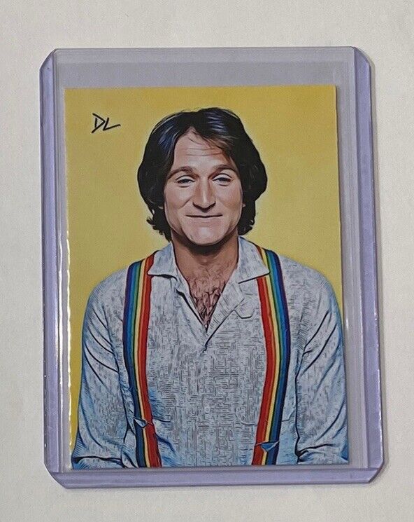 Robin Williams Limited Edition Artist Signed “American Icon” Trading Card 3/10