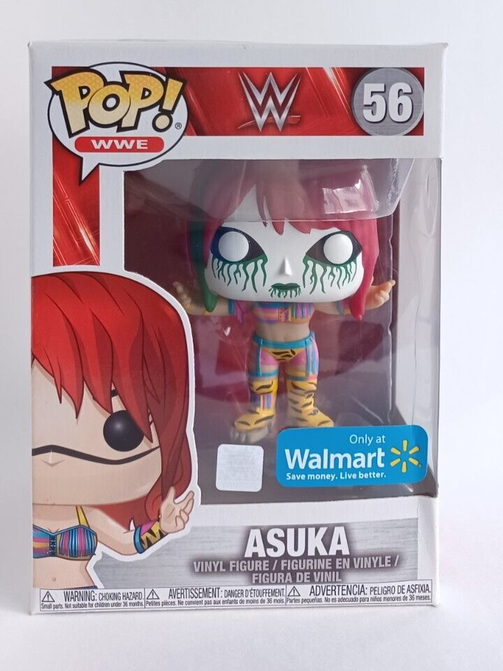 Funko Pop WWE Asuka (w/ Mask) - Walmart exclusive #56 w/ protector