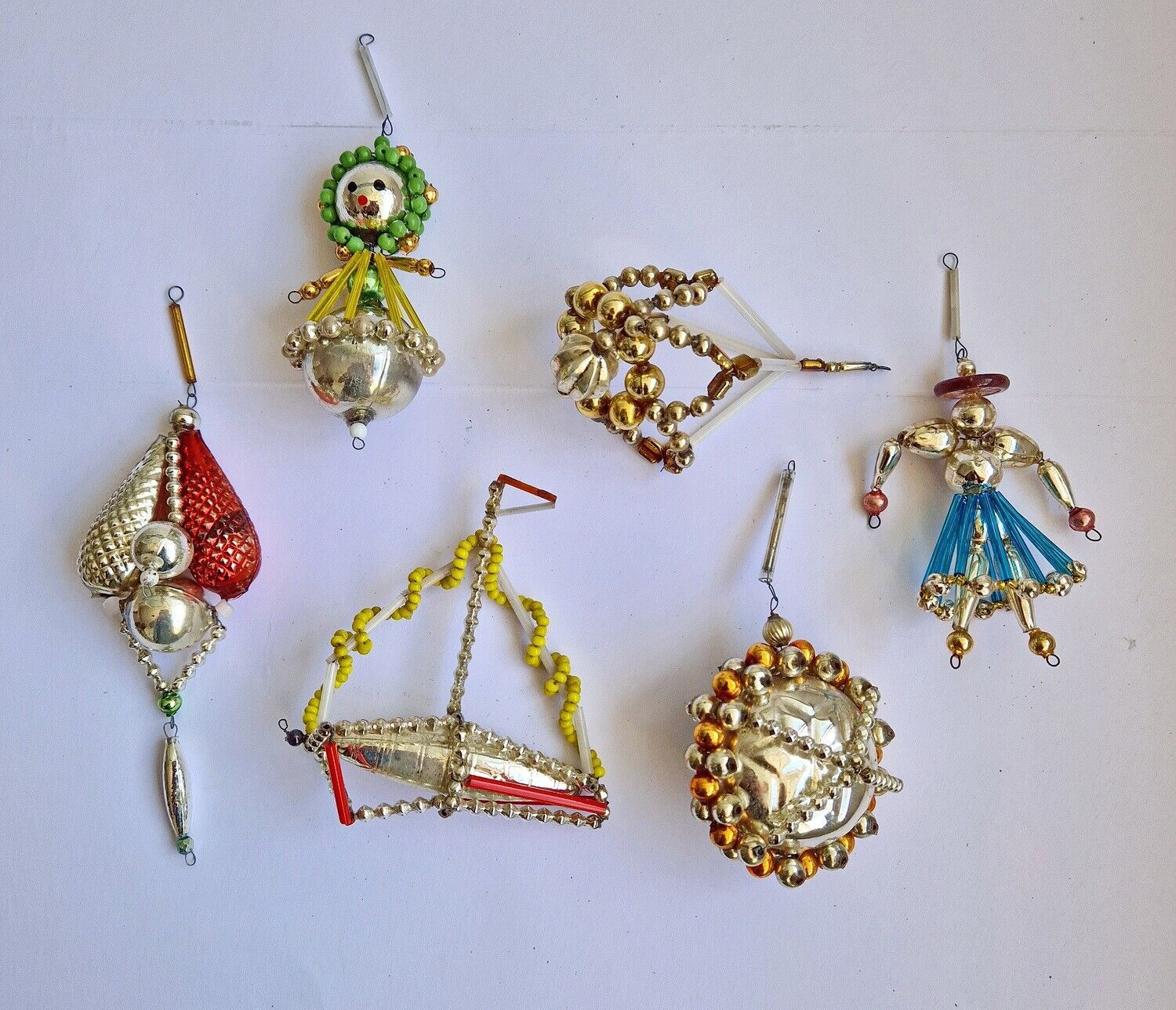 Age Christmas Tree Ornaments - Convolute Age Gablonzer Ornaments (#16943)