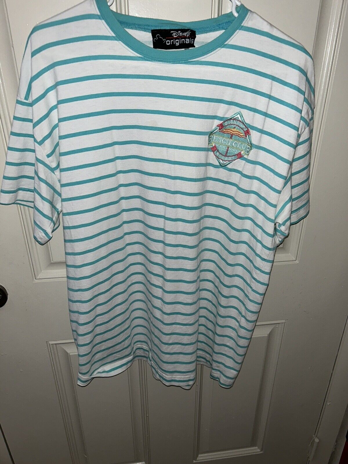 Men’s Disney Beach Club Resort Shirt Sz L
