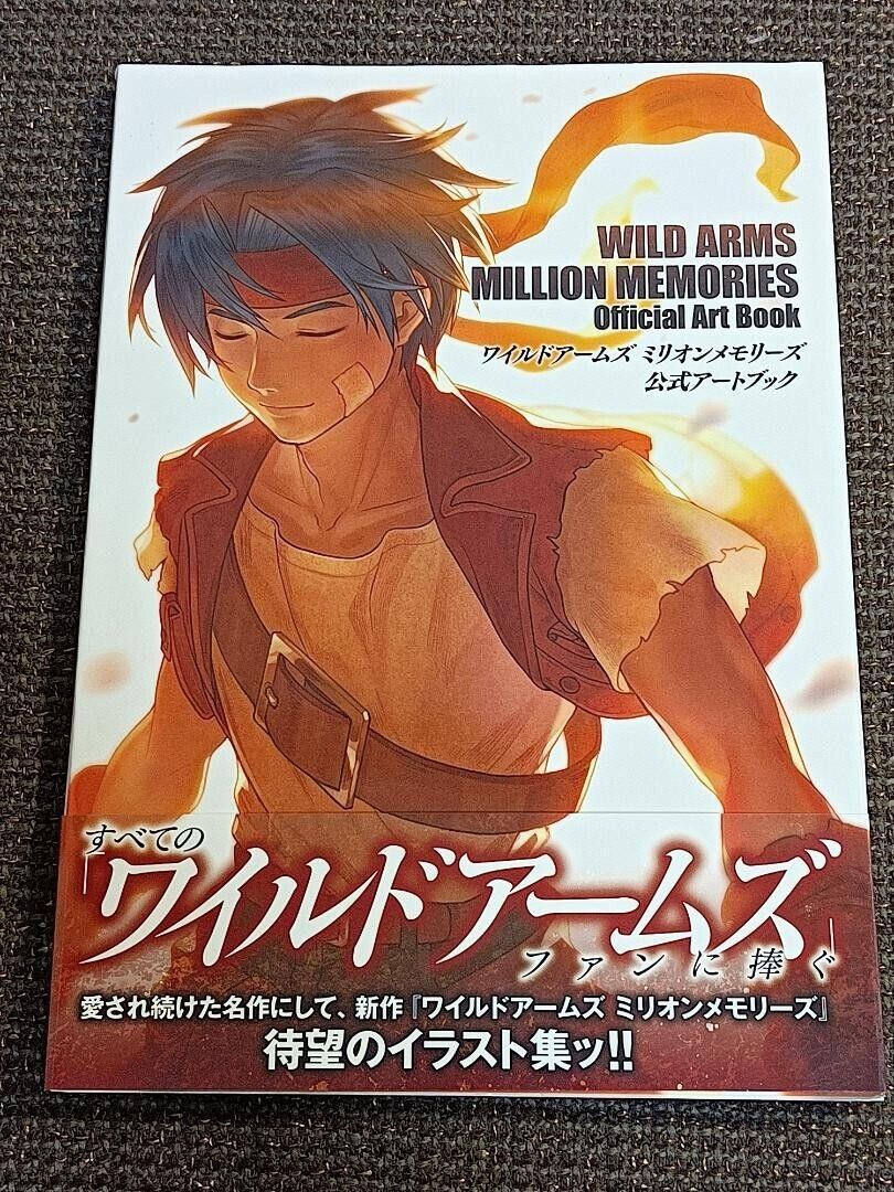 Wild Arms Million Memories Official Art Book Game Design Illustration Japanese