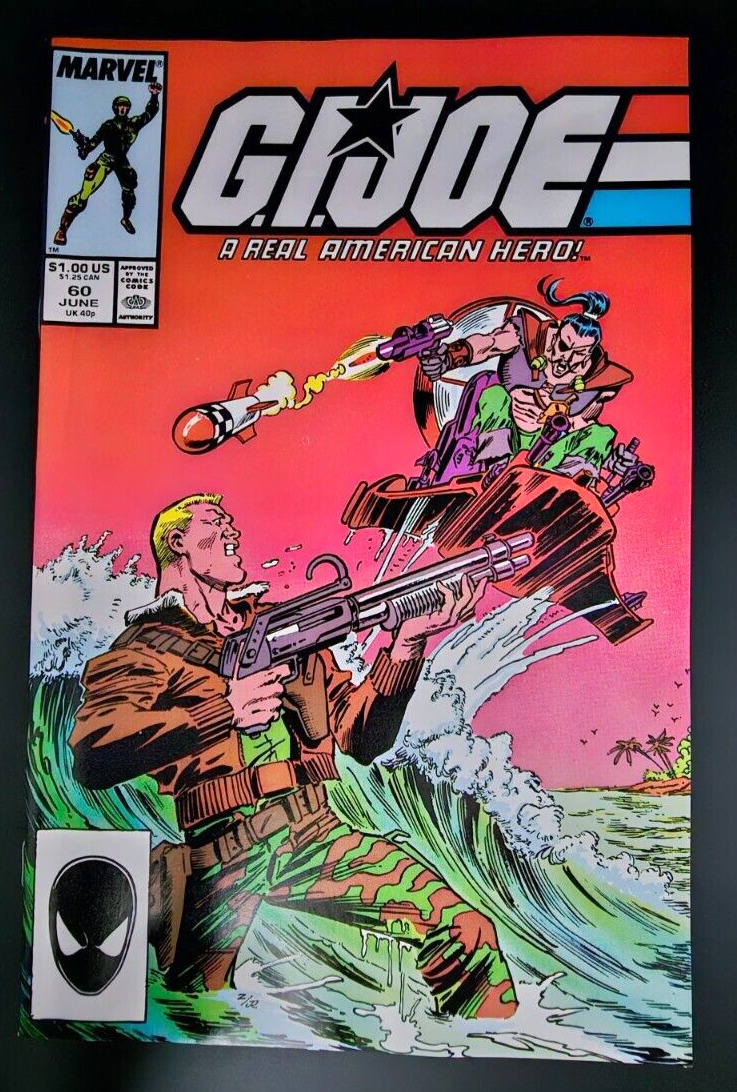 GI JOE No. 60 A Real American Hero 1987 Marvel Comics \