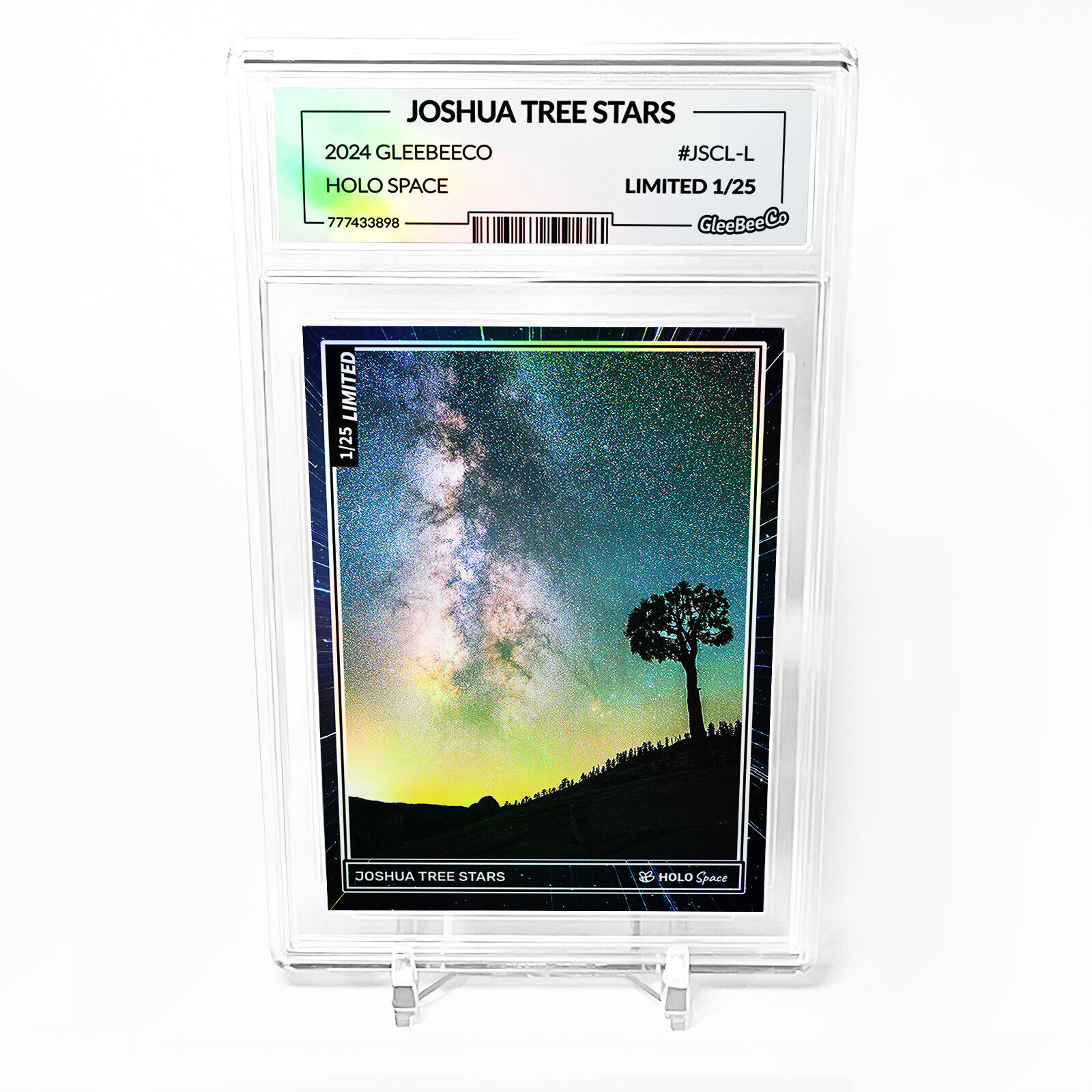 JOSHUA TREE STARS Photo Card 2024 GleeBeeCo Holo Space #JSCL-L /25 Made