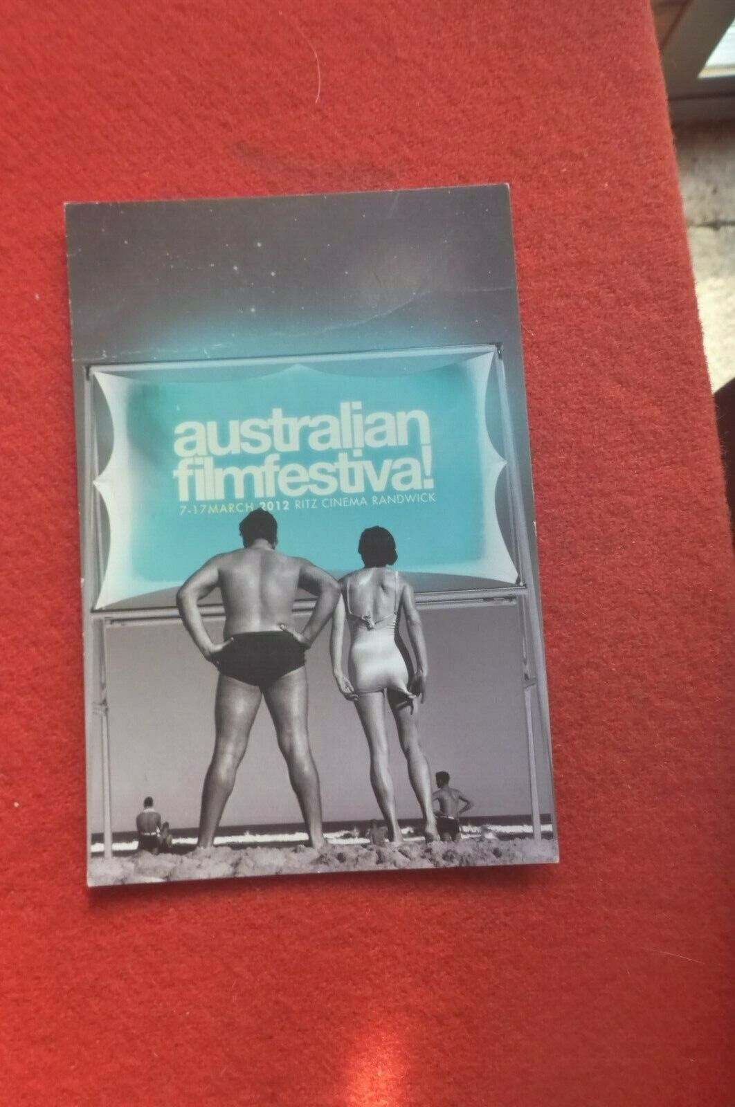 AUSTRALIAN FILM FESTIVAL POSTCARD 2012 AVANT CARD  