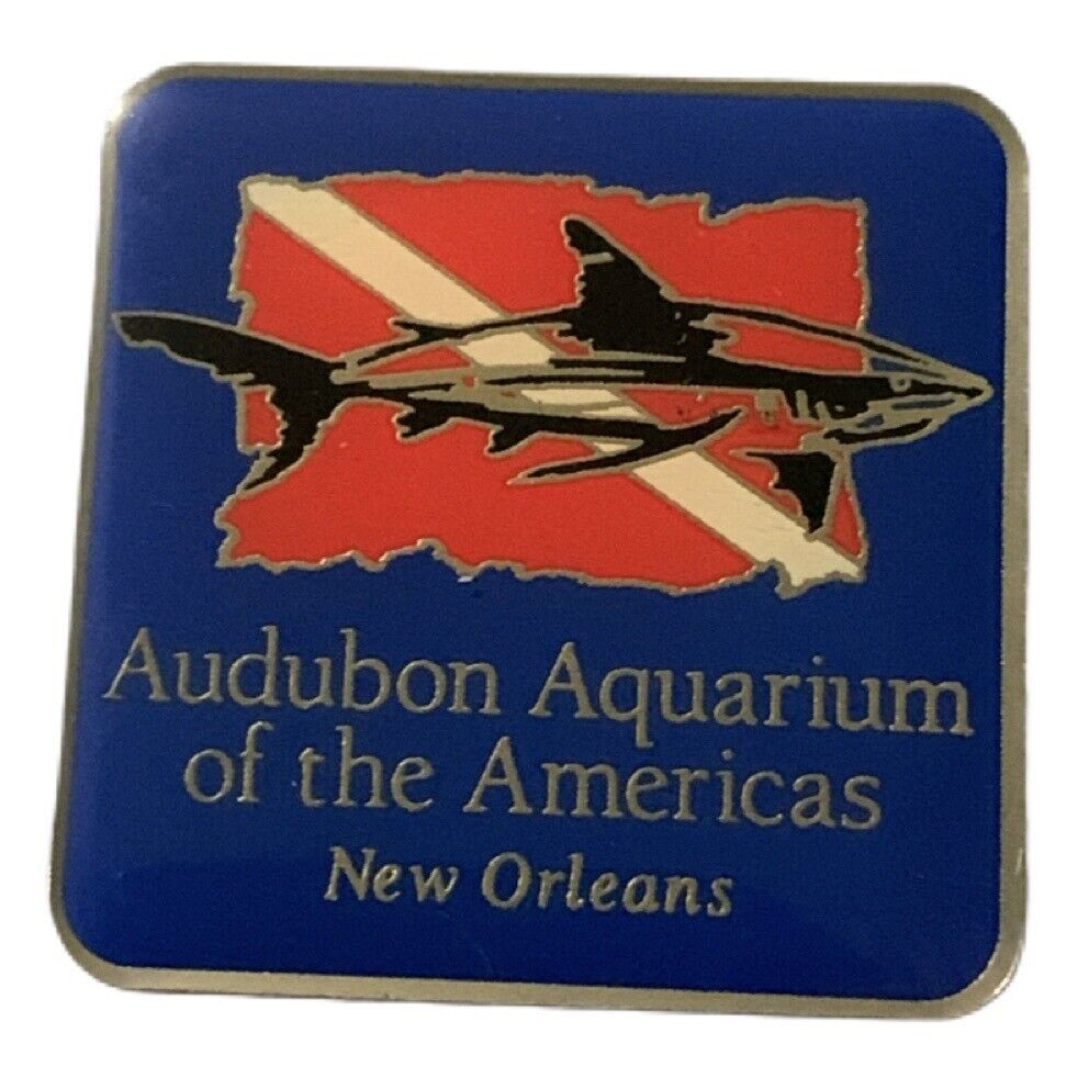 Audubon Aquarium of the Americas New Orleans Shark Travel Souvenir Pin