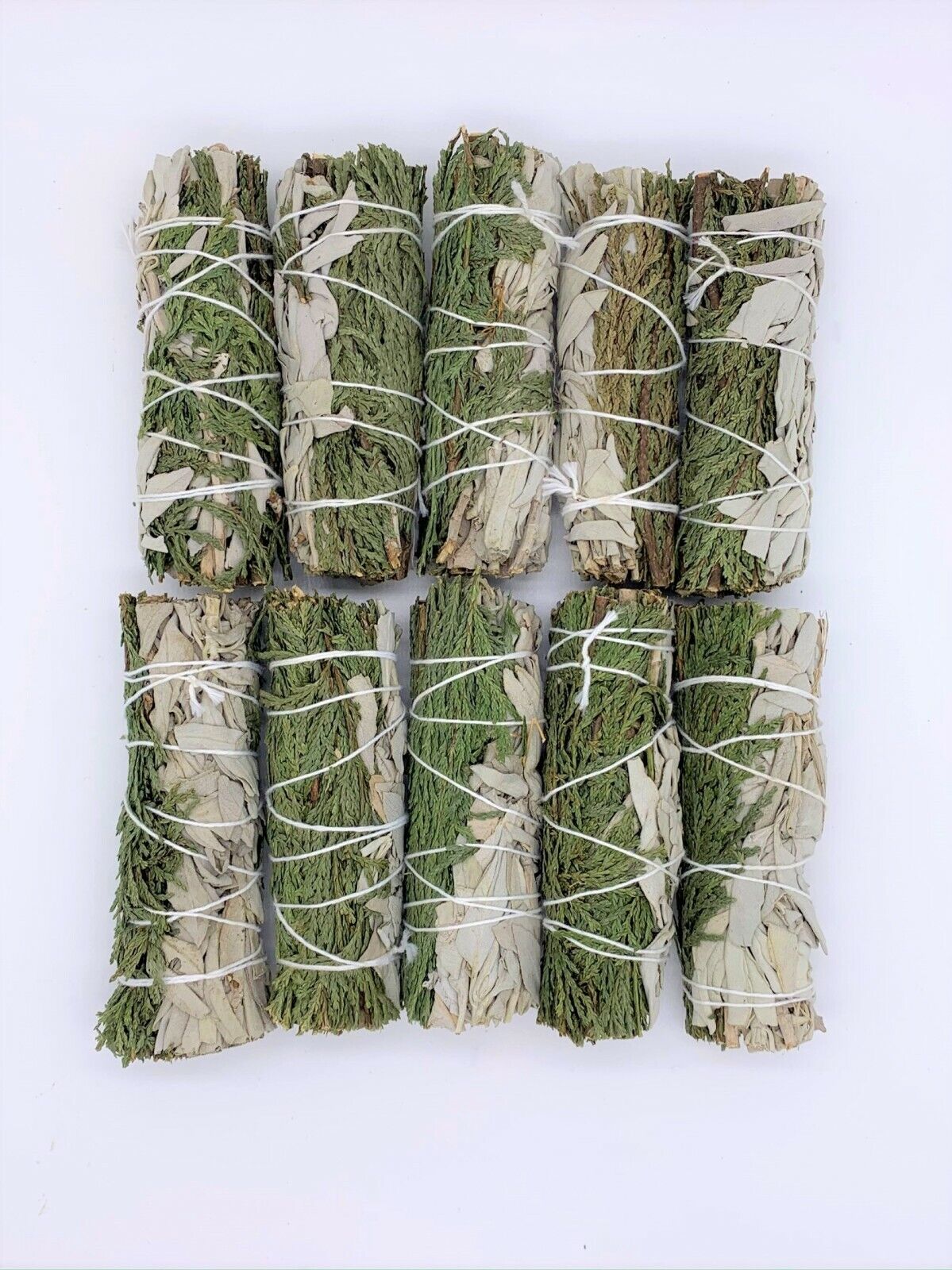 10X California White/Cedar Sage Smudge Sticks 4-5 inches long Negativity Removal