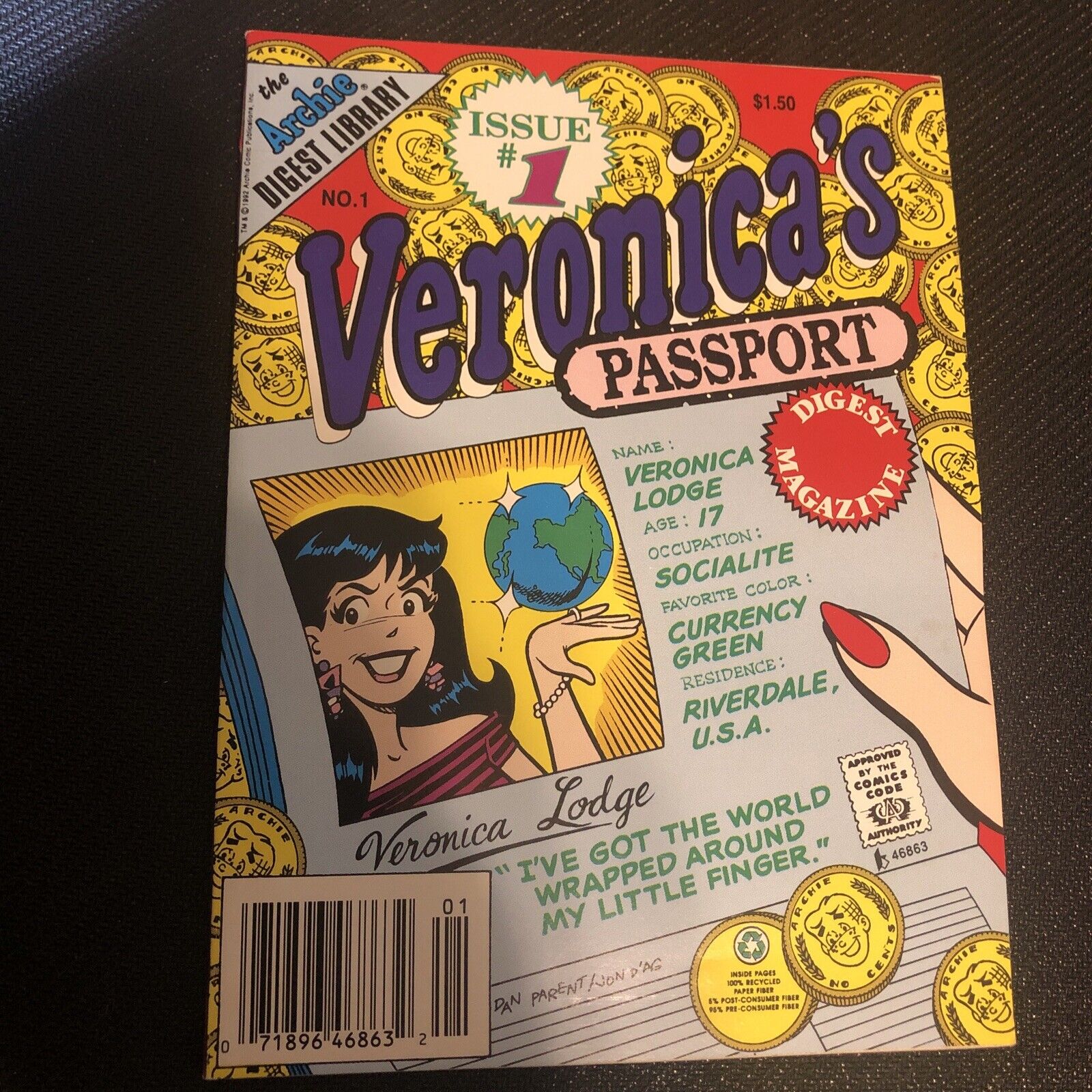 The Archie Digest Library Veronicas Passport Issue 1