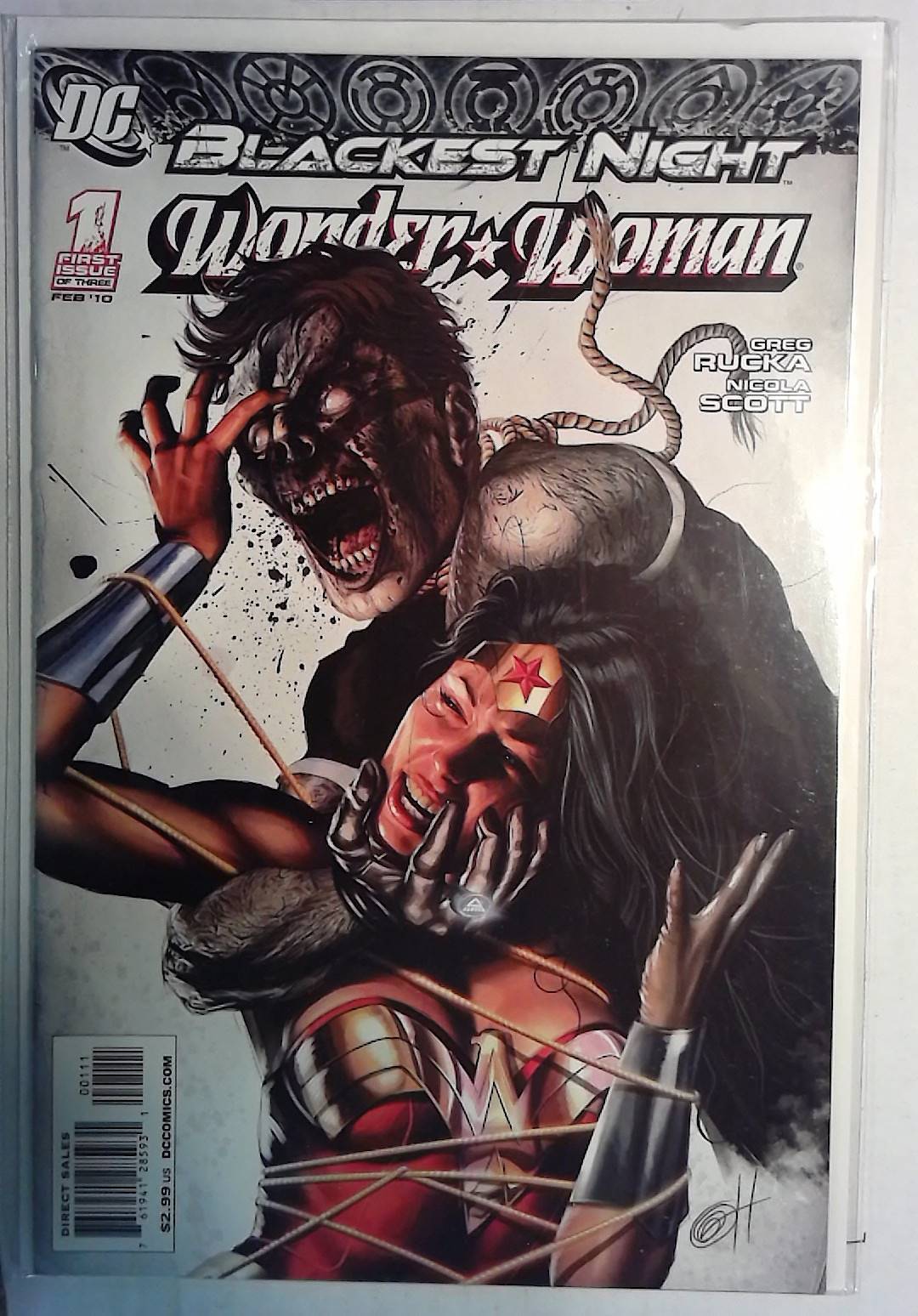 Blackest Night: Wonder Woman #1 DC Comics (2010) NM 1st Print Comic Book