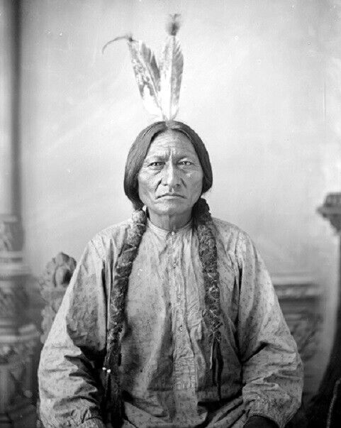 Native American Lakota Chief Sitting Bull, Old West, Indian, 8\