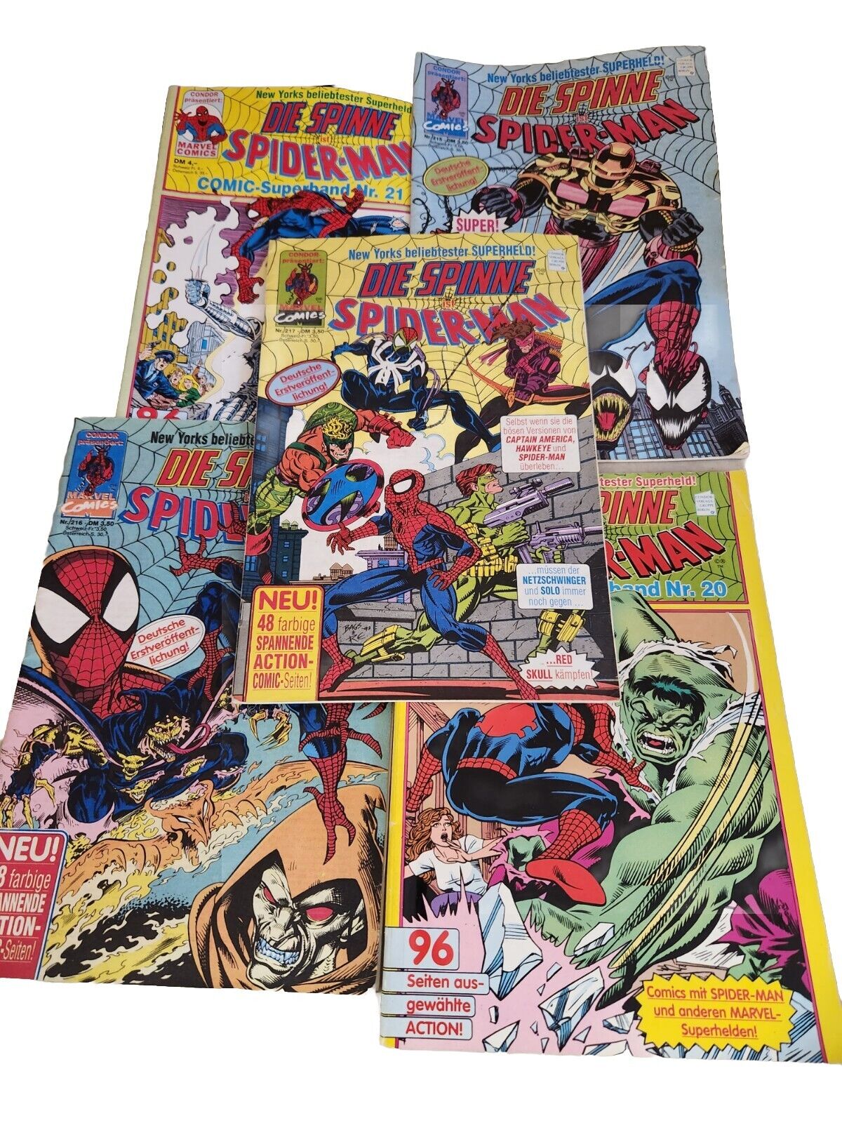 5 AMAZING SPIDER-MAN *GERMAN EDITIONS* Marvel Comics