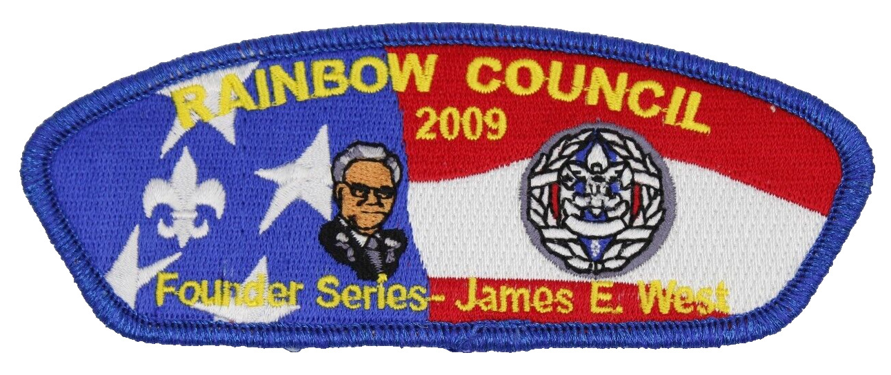 2009 James E. West SA-28 Rainbow Council CSP Patch Boy Scouts BSA Illinois IL