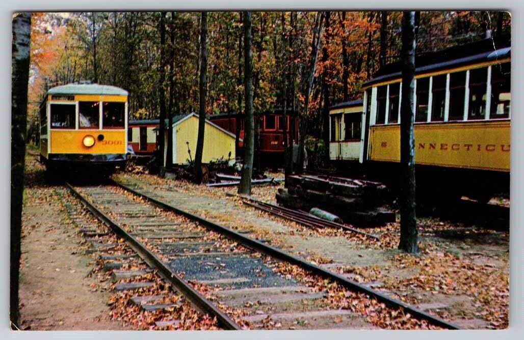 eStampsNet - Connecticut Electric Railway Trolley Museum Postcard