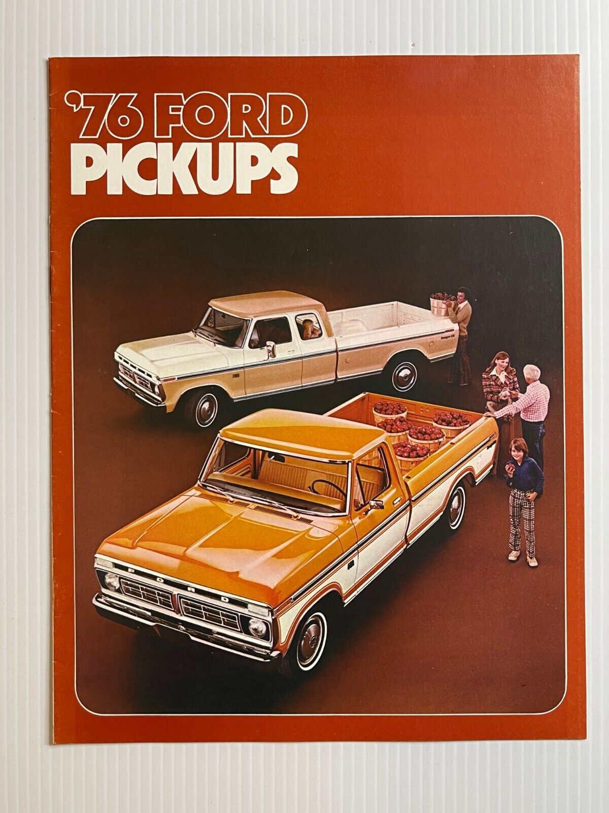 Original 1976 Ford Pickup Trucks Full F-Series *Sales Brochure* (15 Color Pages)