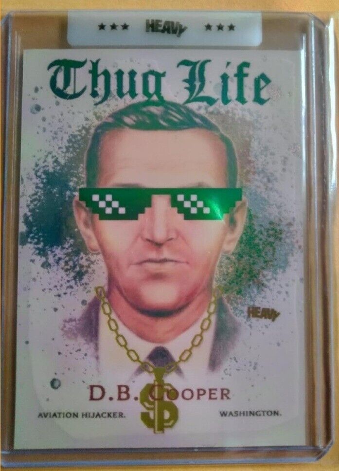 Heavy Trading Cards #14  D.B. Cooper 3/5 31/35 25/49  62/99 G.a.s. 