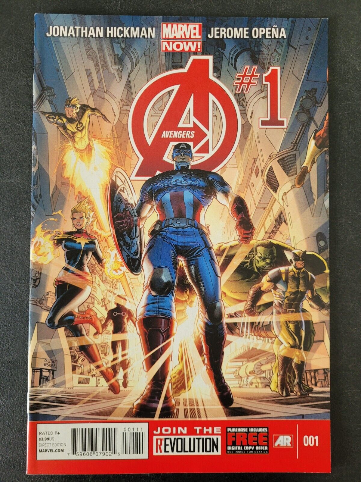 AVENGERS #1 (2013) MARVEL NOW COMICS 1ST APPEARANCE OF ALEPH 1ST SMASHER