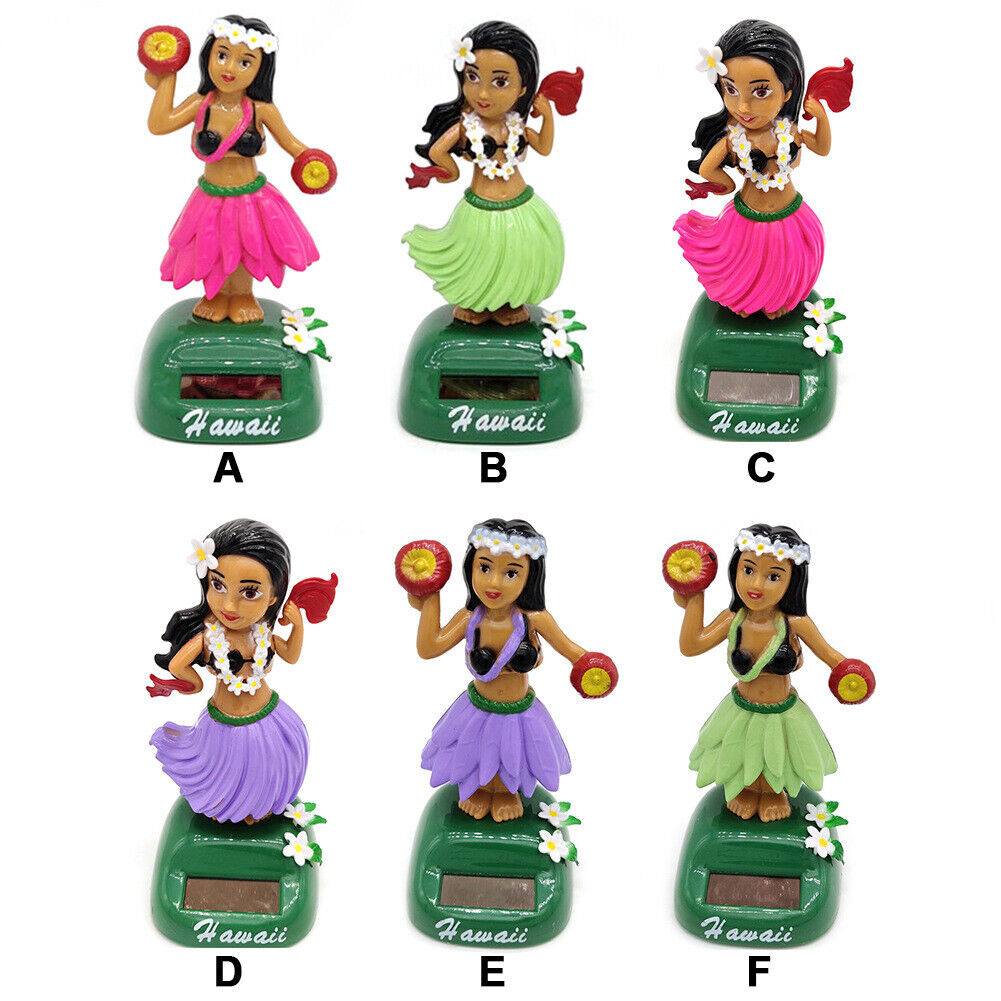 Girl Dashboard Doll Dashboard Decorations Hawaiian Solar Ornament Doll regular