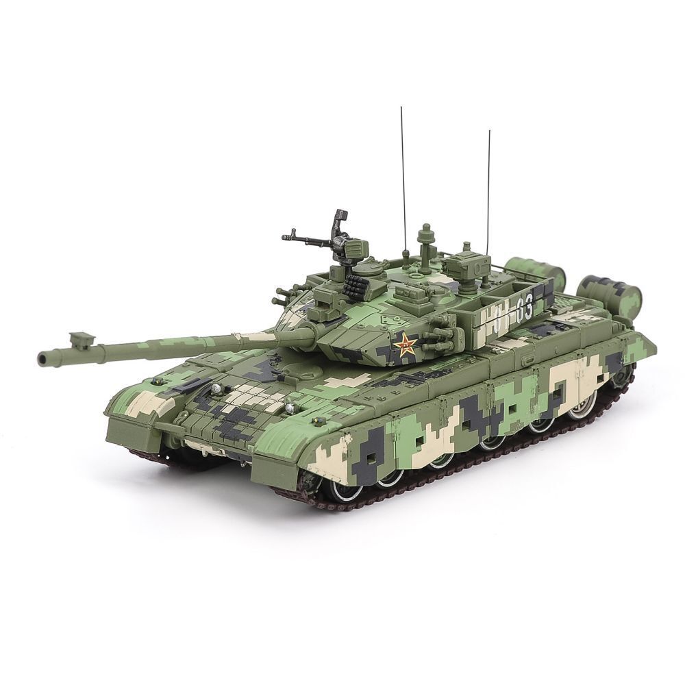 ZTZ-99A MBT Model Tanks 1/72 Metal Chinese Jungle Camouflage Military Vehicles