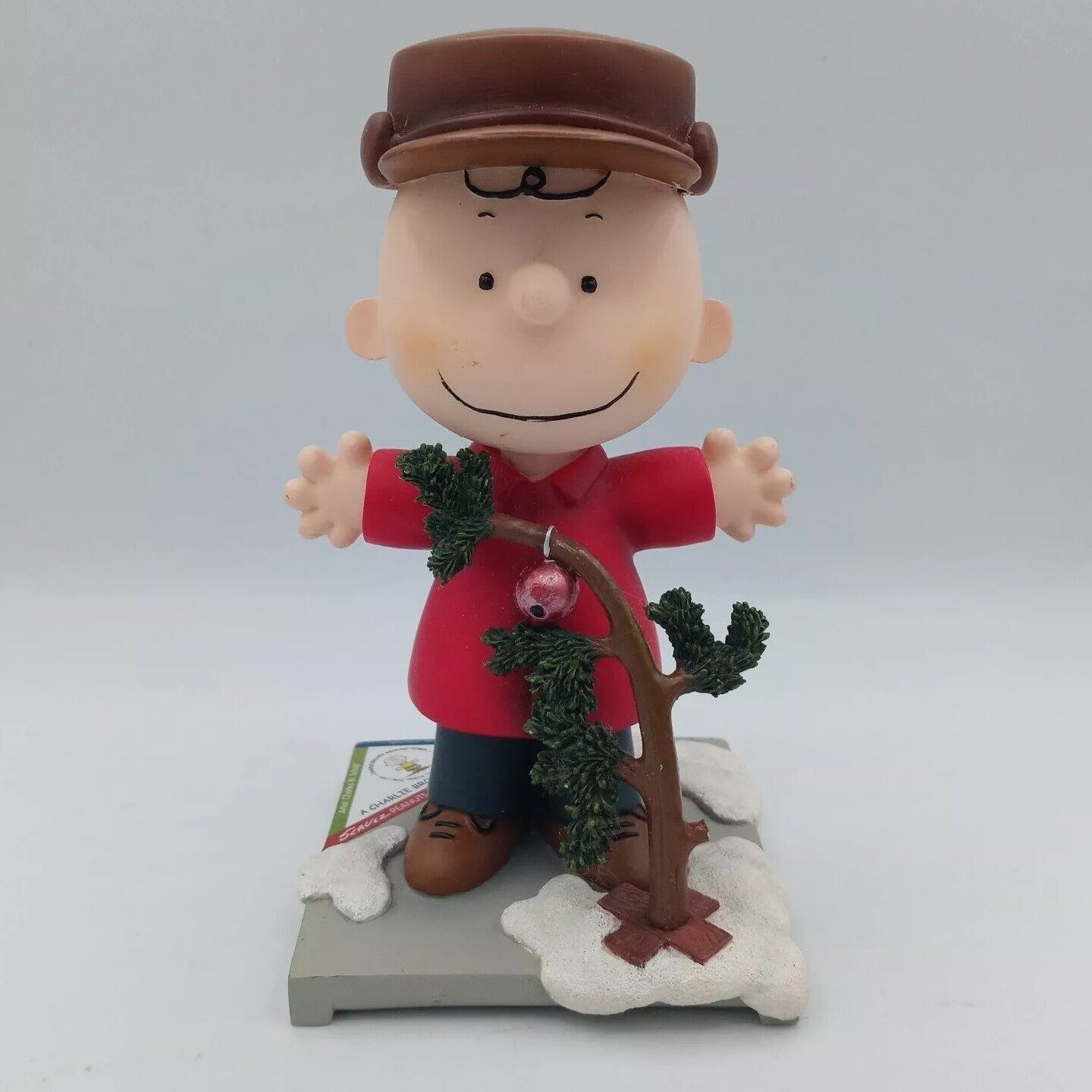 Peanuts Charlie Brown Around Town Christmas Figurine # 8429 Westland Giftware