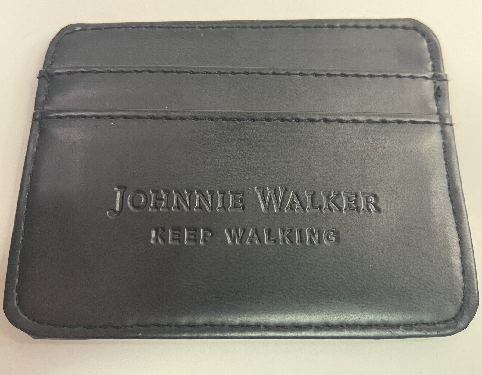 Johnnie Walker Front Pocket Wallet Keep Walking Men’s Cards Cash Pocket Whiskey