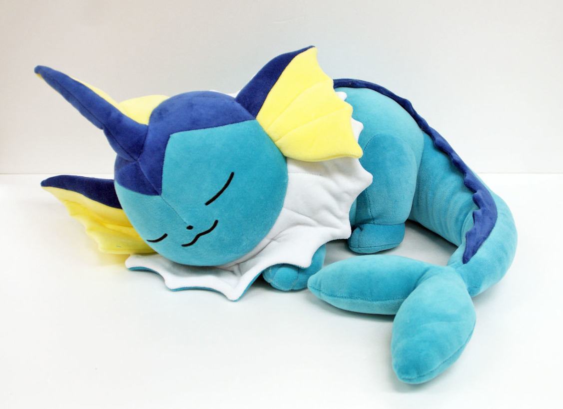 Sleeping Vaporeon Pokemon Plush Toy Soft Toy For Xmas