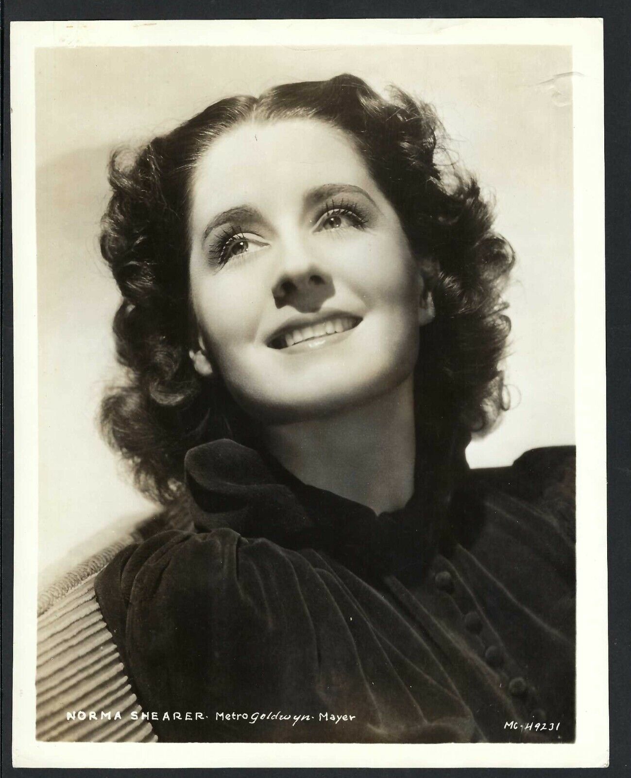 NORMA SHEARER 1934 Vintage ORIGINAL DBLWT Hollywood Portrait PHOTO 