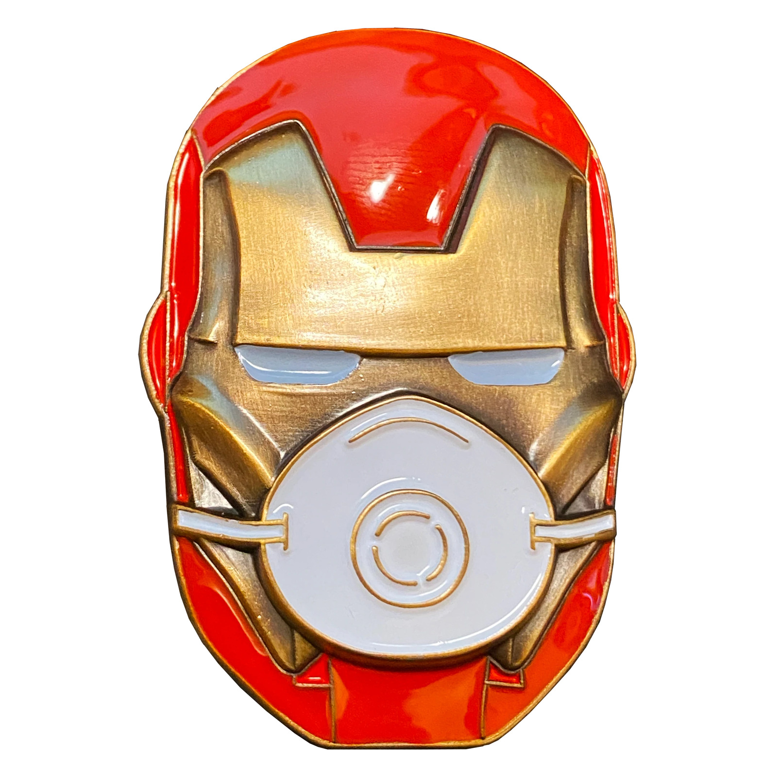 DL5-17 Iron mask Man Super Hero Pin Doctor Nurse EMT Hospital ICU cancer