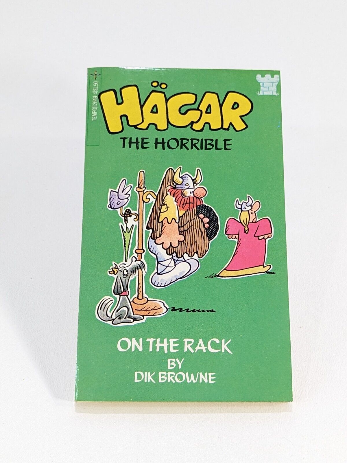 Dik Browne HAGAR THE HORRIBLE On The Rack 1989 Barbarian Helga