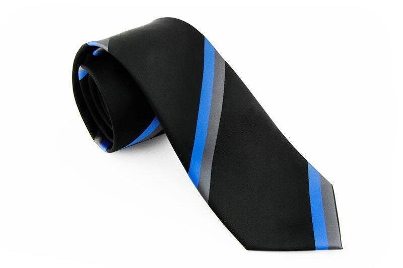 Thin Blue Line Blue Back The Blue Stripe Tie Police Support Tie