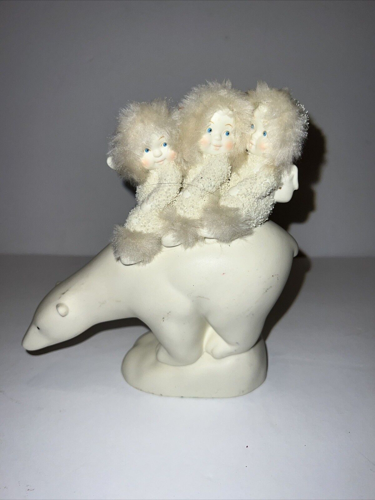 Rare 2008 Department 56 Snowbabies Polar Bear Trek Figurine